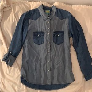 C&C California denim button up